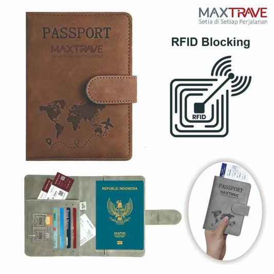 Dompet Passport Cover RFID Premium