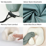 Bantal Leher Memory Foam Ice Silk