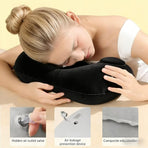 Bantal Leher Tiup Press Pump Travel