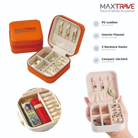 Kotak Perhiasan Mini Travel Jewelry Box