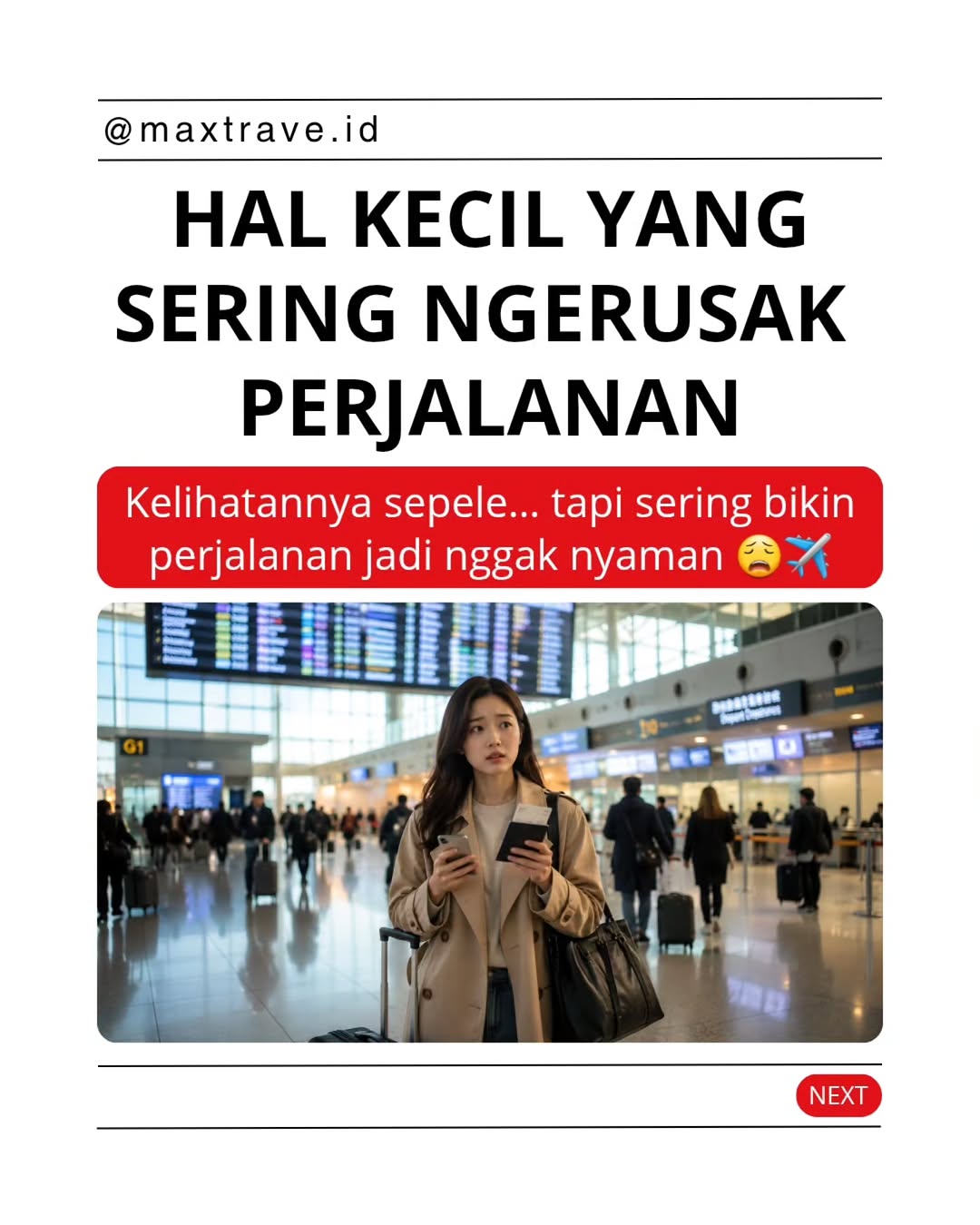 Tips traveling MAXTRAVE